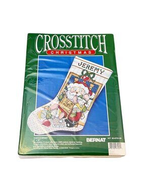 Bernat Stocking Cross-Stich Stocking Christmas